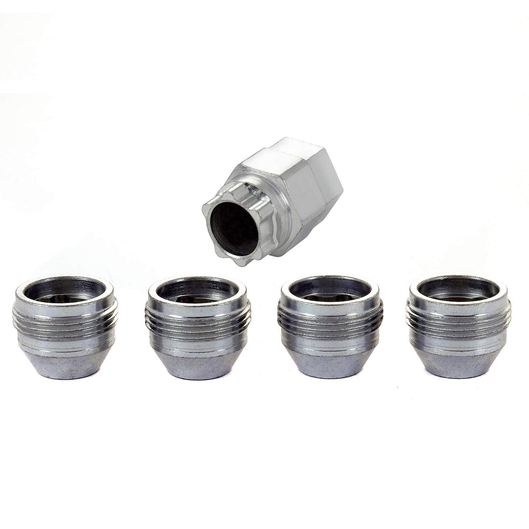 24013 Cone Seat - Under Hub Cap Wheel Locks (M12 x 1.25 Thread Size) - Set of 4