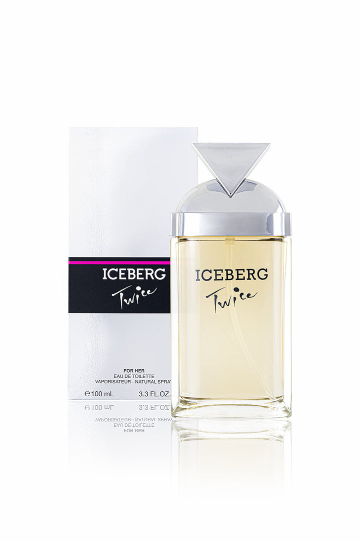 Twice Woman - Floral Aquatic Fragrance For The Modern Woman - Fresh And Bright Feminine EDT Spray Perfume For Women - Invigorating Notes Of Freesia, Cyclamen, Amber, Sandalwood - 3.3 Oz