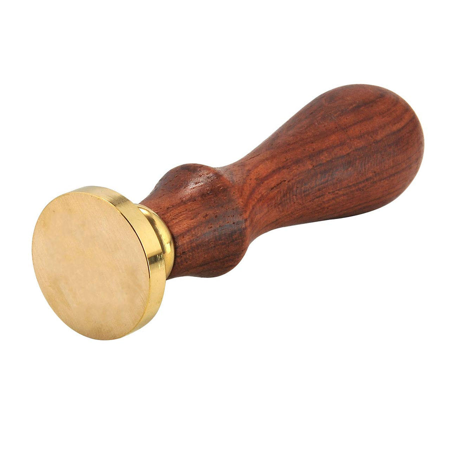 25mm Round Blank Wax Seal Stamp, Brass Head Without Carving for Invitations, Envelopes, Wine Packing, Gift Wrapping, DIY