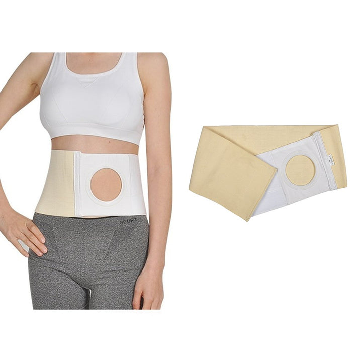 Ostomy Belt Hernia Wraps for Men Women Colostomy Supplies Ostomy Support Belt Stoma Protector Colostomy Bags Ostomy Pouch Abdominal Binder - 3.14 Opening (L 36-39)