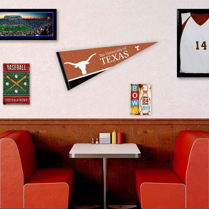 College Flags & Banners Co. Texas Longhorns Pennant Full Size Felt