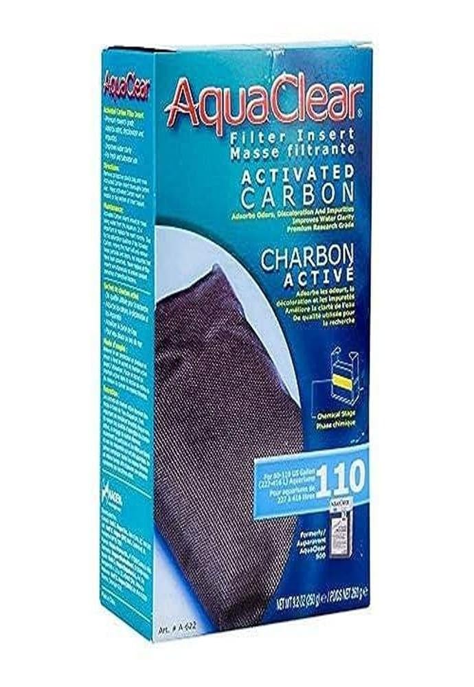Aqua Clear Activated Carbon Filter Inserts – Replacement Chemical Filter Media for 110 Gallon Tank