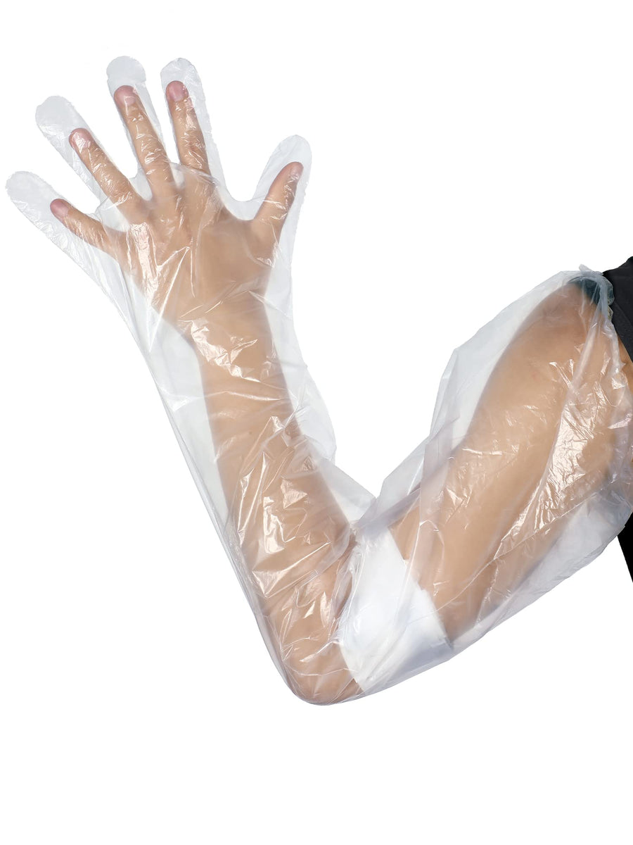 50 Pcs Waterproof Arm Cast Cover for Shower Bath, Arm Cast Sleeve Protector, Adult Long Cast Bandage Protector Bag Covers for Shower Broken Wound Arm Wrists Elbow (35.4 Inch)