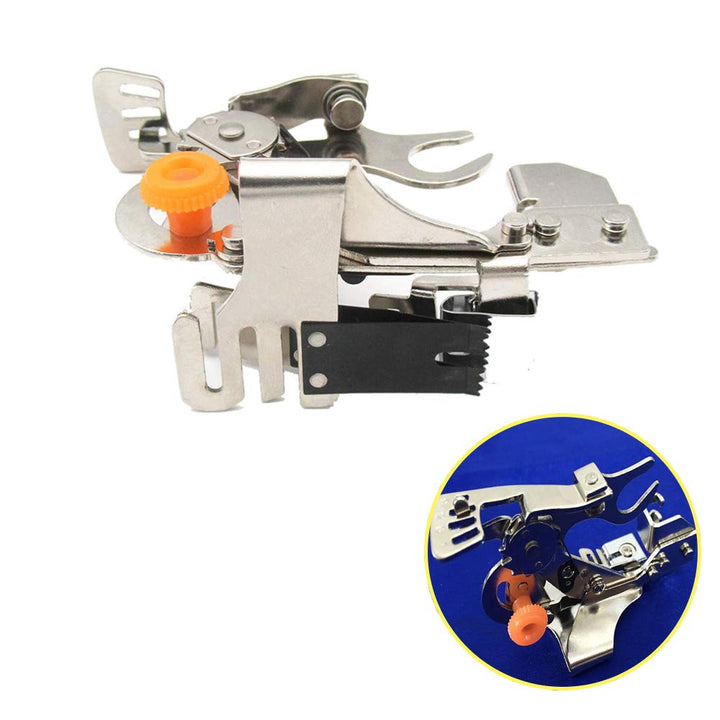 Ruffler Sewing Machine Presser Foot Gathering Pleats and Ruffles Attachment for Low Shank Singer, Brother, Babylock, Viking, Janome, Kenmore
