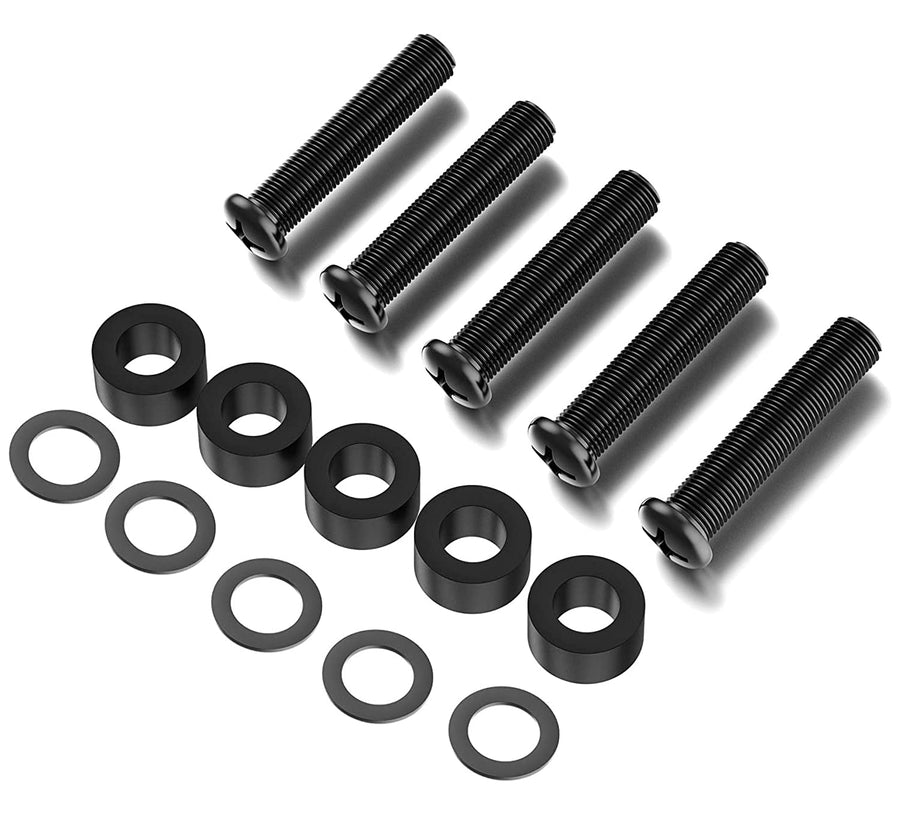 M8 x 45mm VESA Mount Screws Bolts and Washers for Samsung Curved LCD LED TV Screws, for LG/Vizio/Philips/Sony Bravia etc with Metric Thread, Phillips Drive, 304 Stainless Steel (Set of 5)