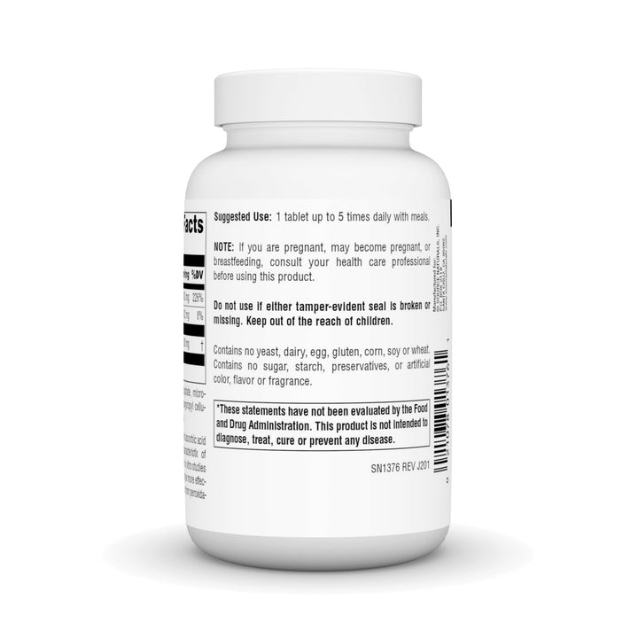 Ascorbyl Palmitate 500mg Fat-Soluble Vitamin C Ester Supplement - 90 Tablets