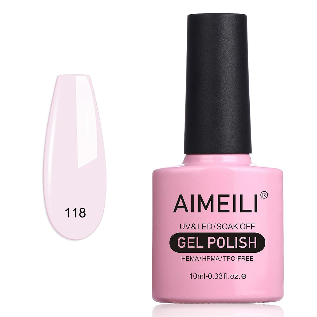 Soak Off UV LED Gel Nail Polish - Gardenia Jasminoides Ellis (118) 10ml