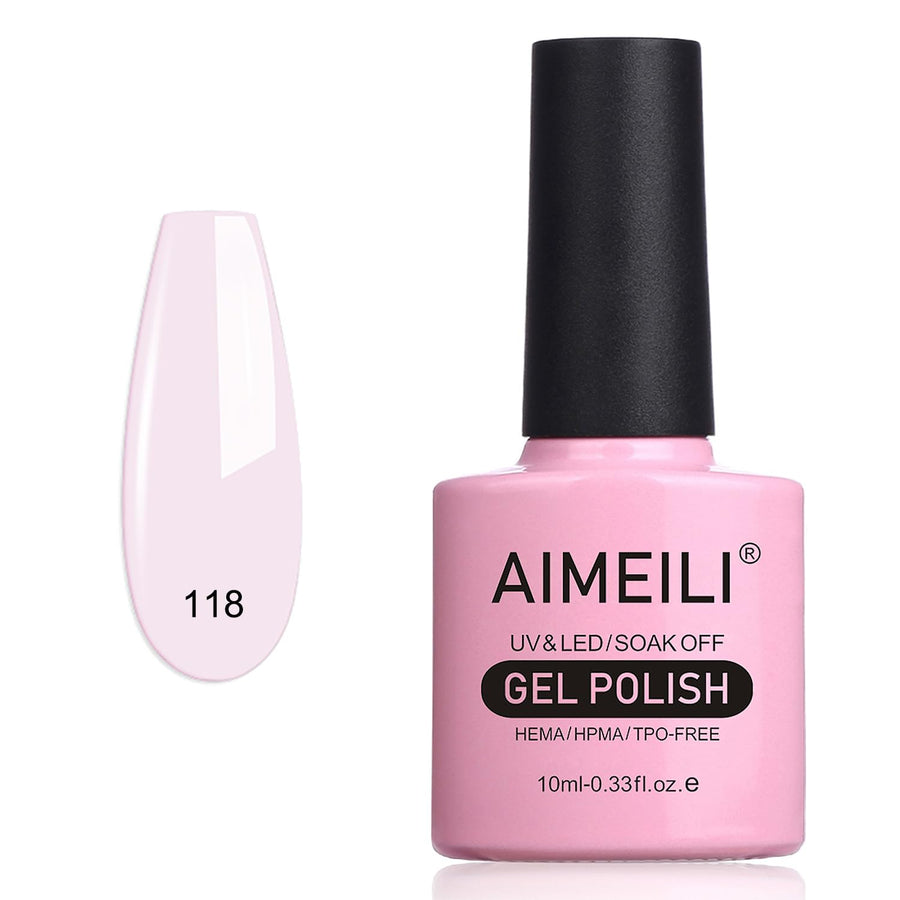 Soak Off UV LED Gel Nail Polish - Gardenia Jasminoides Ellis (118) 10ml