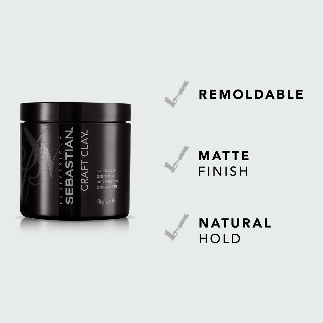 Craft Clay Remoldable Matte Texturizer Unisex 1.7 Ounce