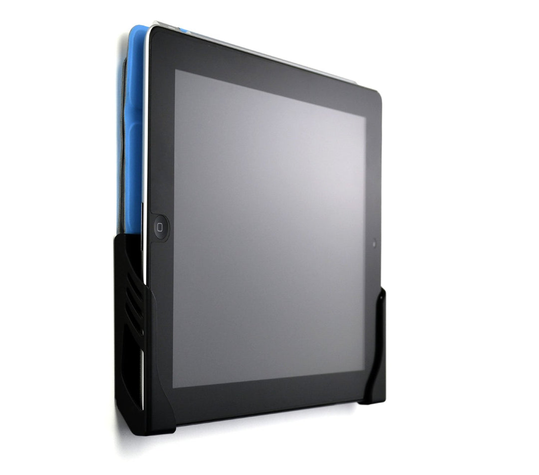 Koala Tablet Wall Mount: Universal Damage-Free Adhesive Wall Dock for iPads, iPad Airs, Galaxy Tabs and Other Tablets (Black Version)