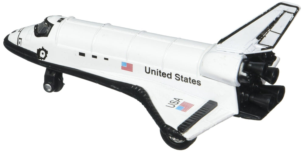 5 Inch Diecast Pullback Space Shuttle, One Space Shuttle