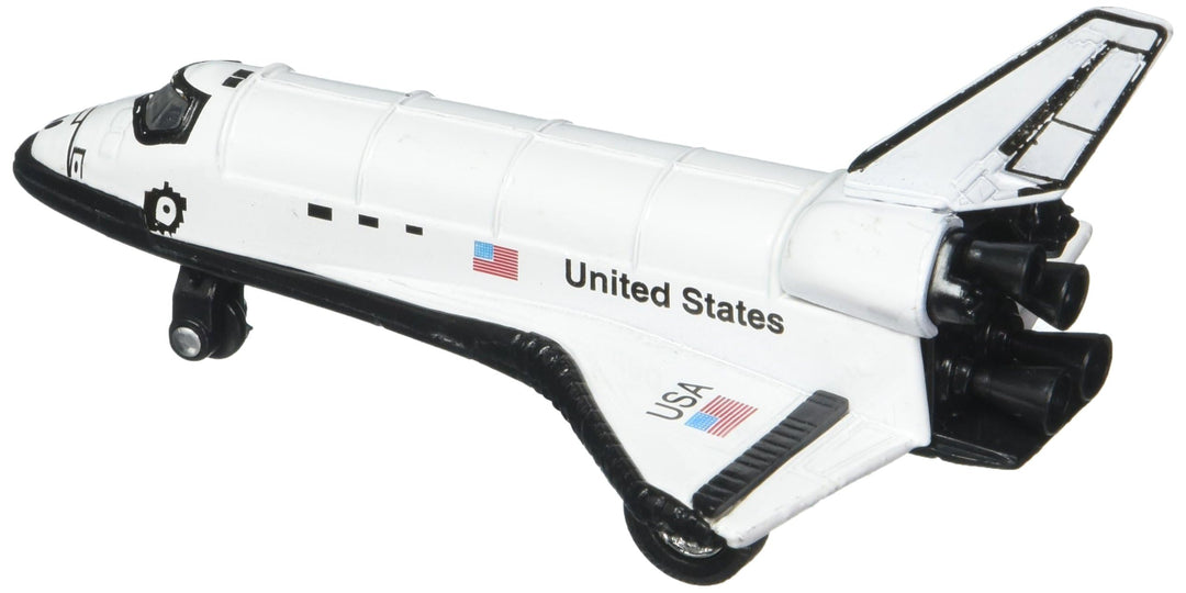 5 Inch Diecast Pullback Space Shuttle, One Space Shuttle
