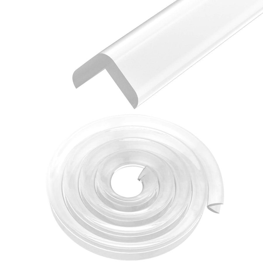 Corner Guards Child Safety, Furniture Clear Toddler Edge Protectors Soft Silicone Bumper Strip Baby Proofing 20ft(6m) with Double-Sided Tape for Cabinets,Tables,Household Appliances,etc