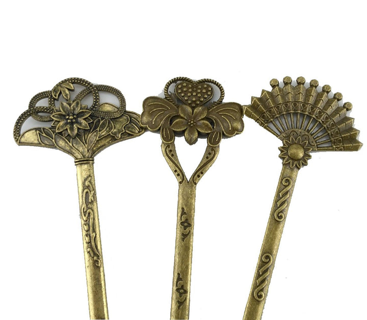 Pack of 3 Vintage Hair Stick Retro Hair Chopsticks Chignon Pin