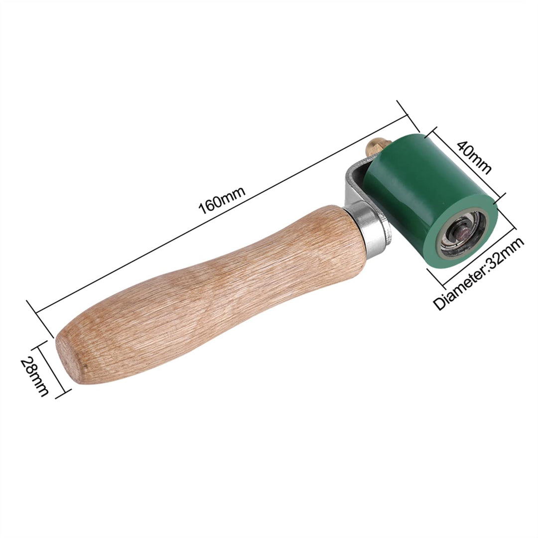 Silicon Seam Hand Pressure Roller, 40mm Professional Wallpaper Roller Rubber Seam Roller High Heat Silicone Roller for PVC/TPO/EPDM Single Ply Roofing and Tape
