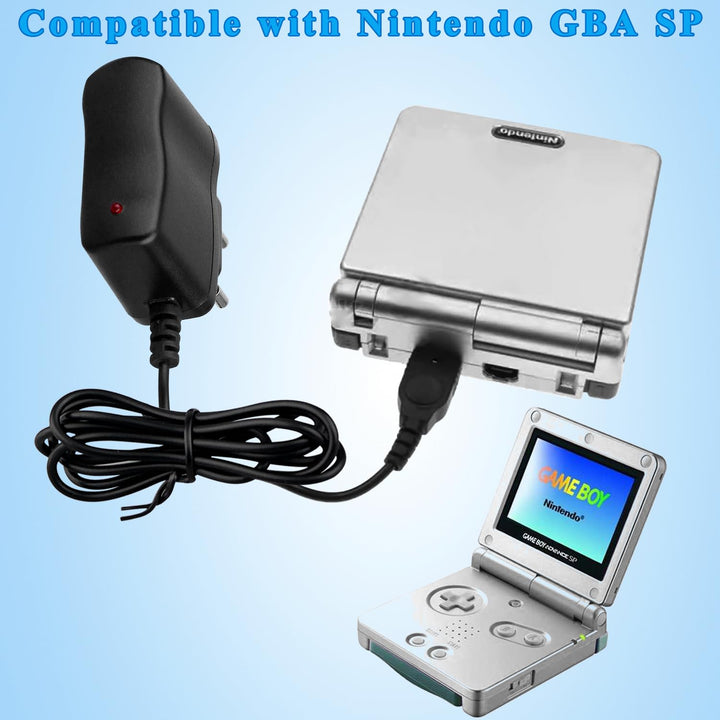 EU AC Home Wall Power Supply Charger Adapter Cable for Nintendo DS NDS GBA SP