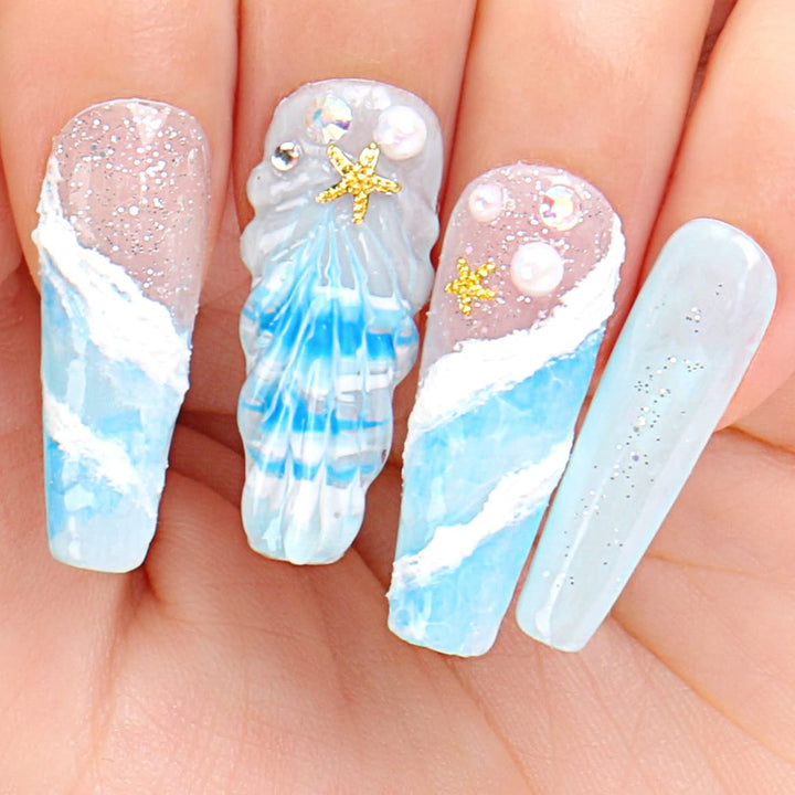 Nail Art Blossom Gel Nail Polish Soak Off UV LED Clear Blooming Gel Manicure 10ml