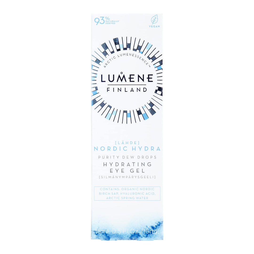Purity Dew Drops Hydrating Eye Gel - Dark Circle Eye Cream with Hyaluronic Acid & Under Eye Serum + Puffy Eyes Treatment, 15ml