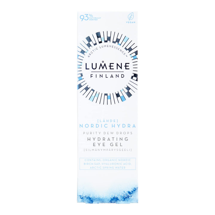 Purity Dew Drops Hydrating Eye Gel - Dark Circle Eye Cream with Hyaluronic Acid & Under Eye Serum + Puffy Eyes Treatment, 15ml