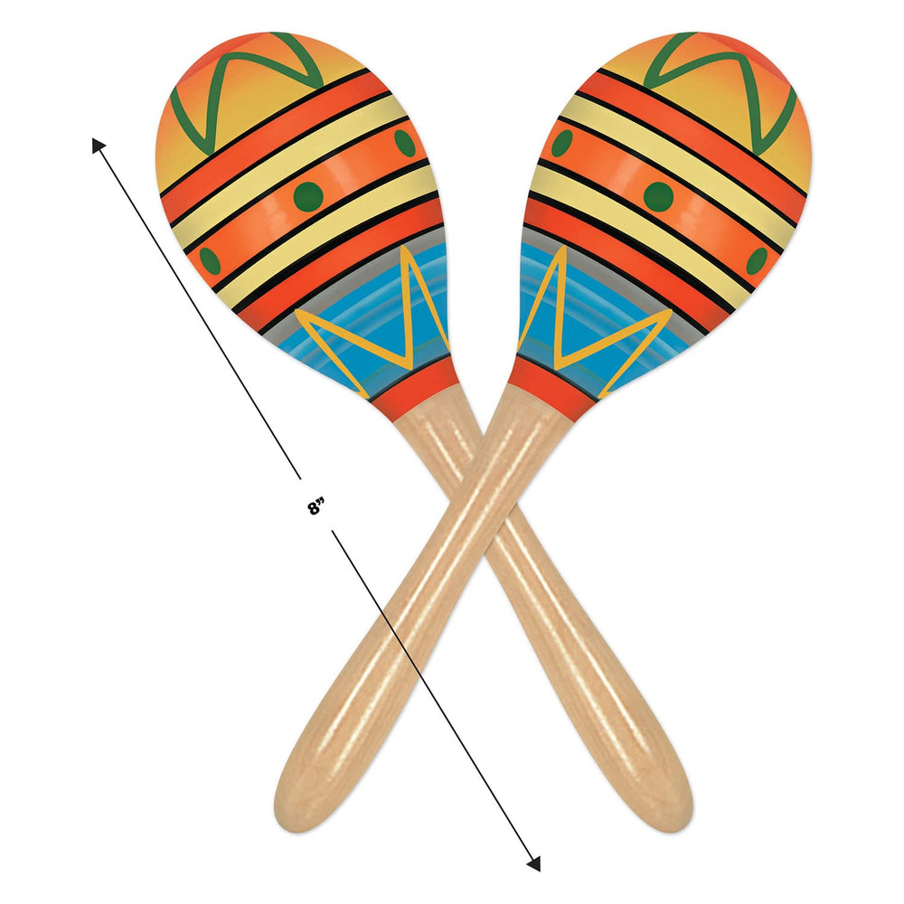Fiesta Fun Party Maracas 8 Inches