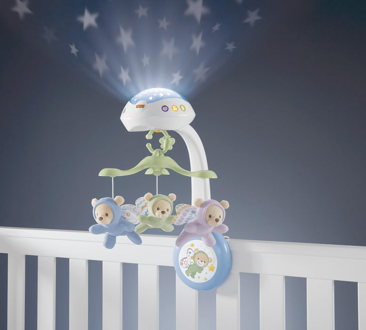 Baby Crib Toy, 3-in-1 Projection Mobile, Butterfly Dreams Sound Machine with Light Projection for Newborn to Toddler