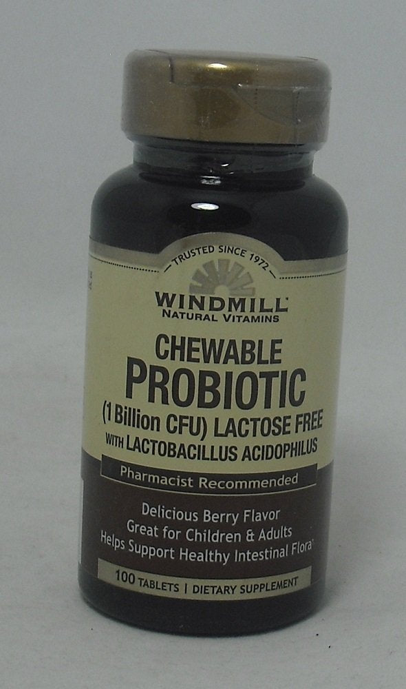 Probiotic Lactose Free Berry Chewables - 100 Count