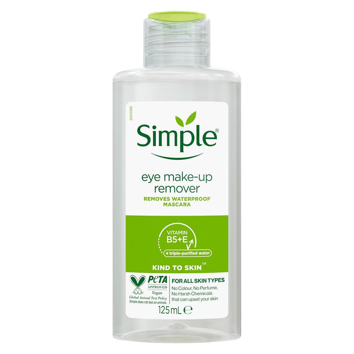 Simple Eye Make Up Remover with Vitamin Goodness 125ml - UK