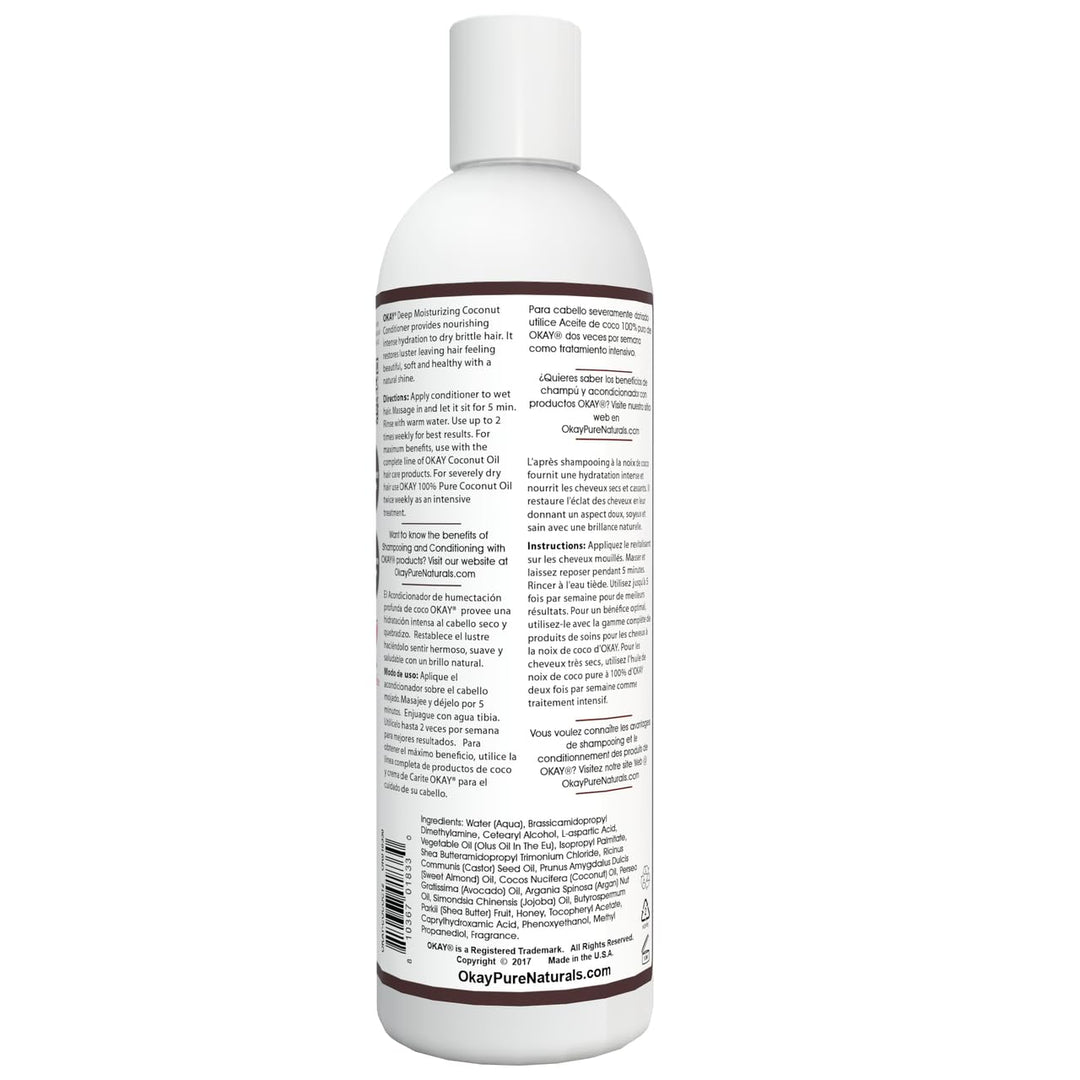 Coconut Oil Deep Moisturizing Conditioner, 12 Ounce