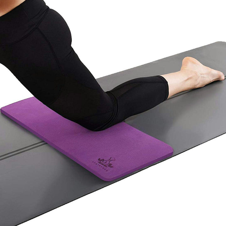 Yoga Knee Pads Cushion Non-Slip Knee Mat , Knee Pad for Gardening Yard Work, Yoga Knee Pad Cushion for Yoga and Floor Exercises Yoga Mat Accessory 26x10x0.5
