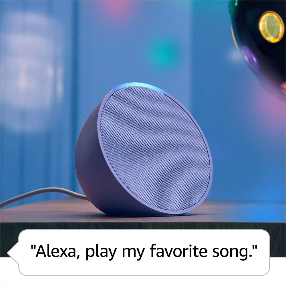 Echo Pop (newest model), Our smallest Alexa speaker, Fits in any room, Glacier White