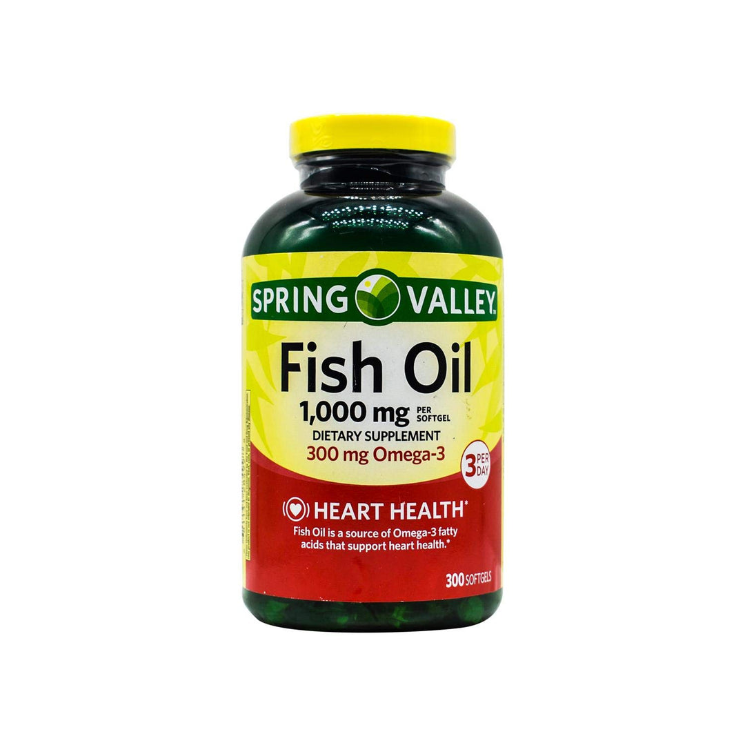 - Fish Oil 1000 mg, 300 Softgels