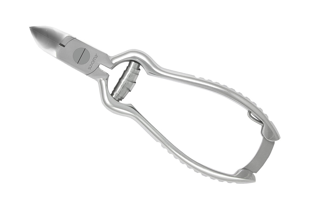 Professional Pedicure Toenail Nipper with Barel Spring and Back Lock Pedipro D10, Polished Steel, 5.6 Ounce