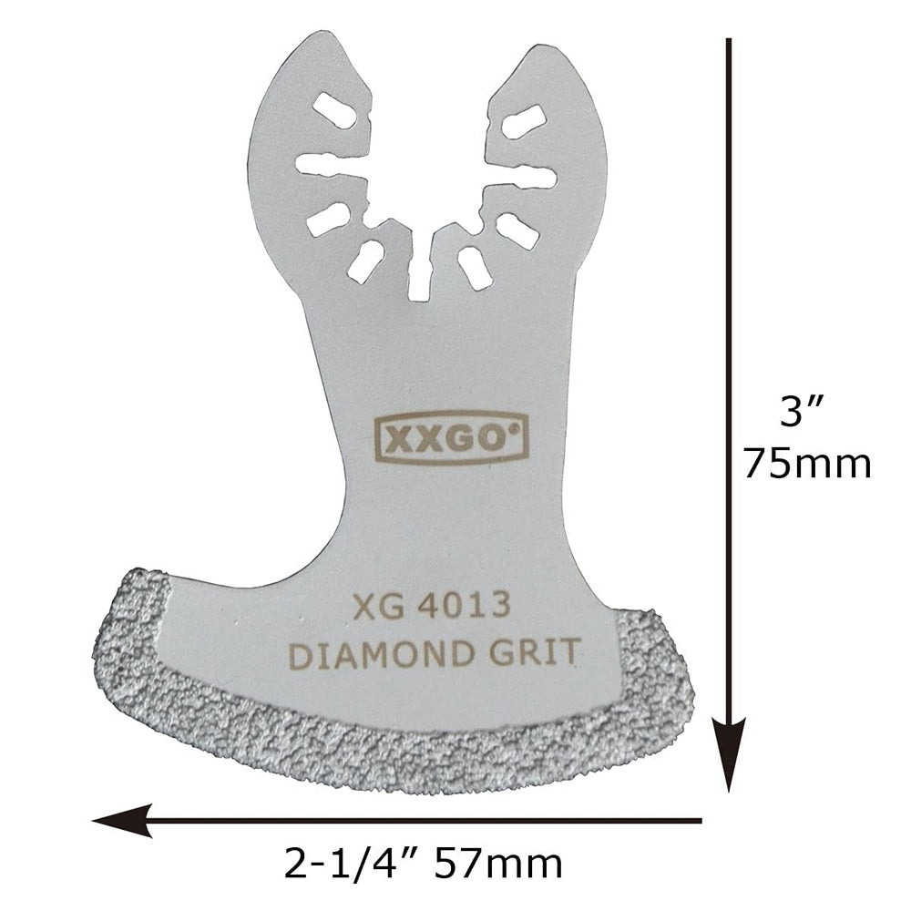 4 Pcs Oscillating Multi Tool Diamond Segment Swing Grit Grout Blades XG4001S