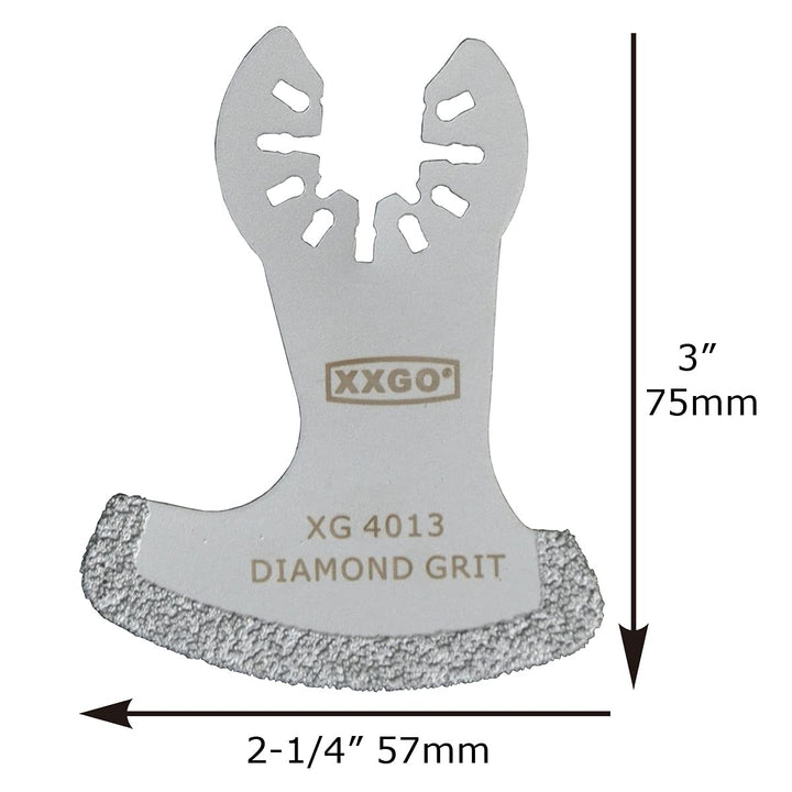 4 Pcs Oscillating Multi Tool Diamond Segment Swing Grit Grout Blades XG4001S