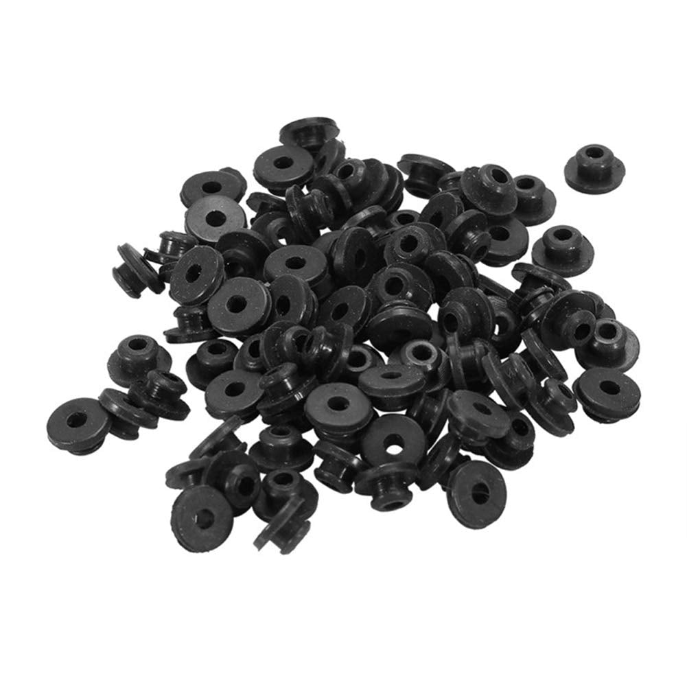 100 Pieces Tattoo Needle Machine Grommets Tattoo Gun Needle Machine Grommets, Black