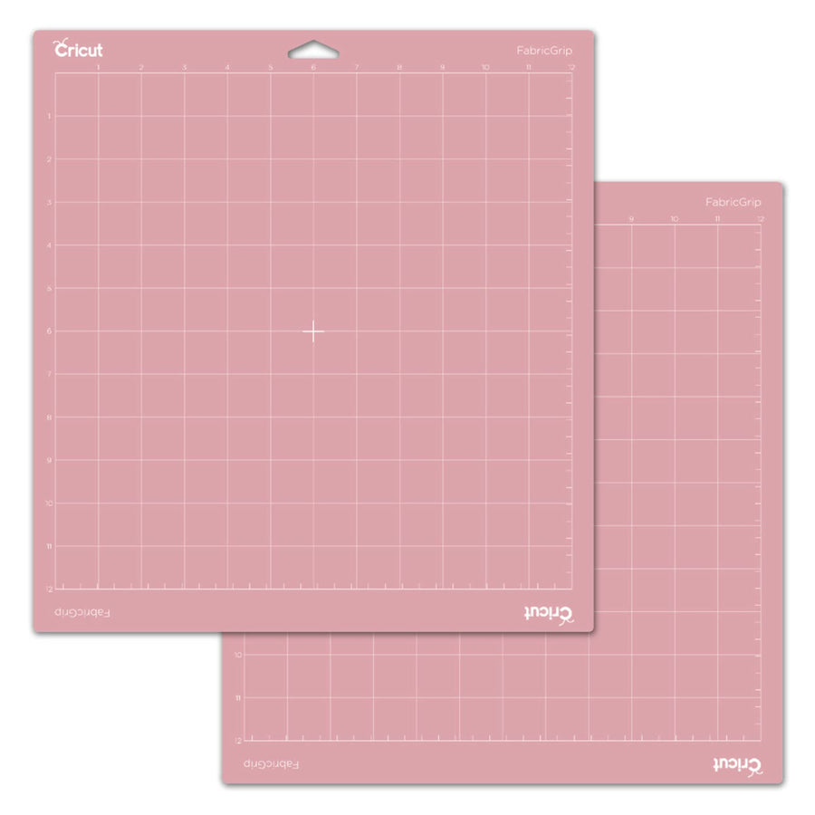 FabricGrip Adhesive Cutting Mat 12 x 12, High Density Fabric Craft Cutting Mat, Made of Material to Withstand Increased Pressure. Use For Explore/ Maker, (2 CT)
