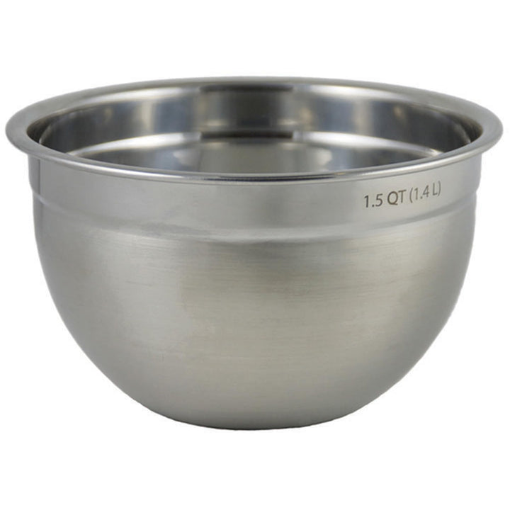 Stainless Steel, Easy Pour, Deep Mixing Bowl, 1.5 Quart