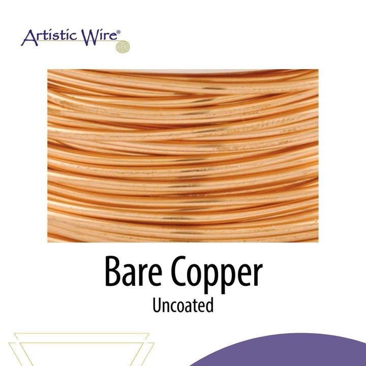 , 20 Gauge Bare Copper Craft Jewelry Wrapping Wire, 6 yd