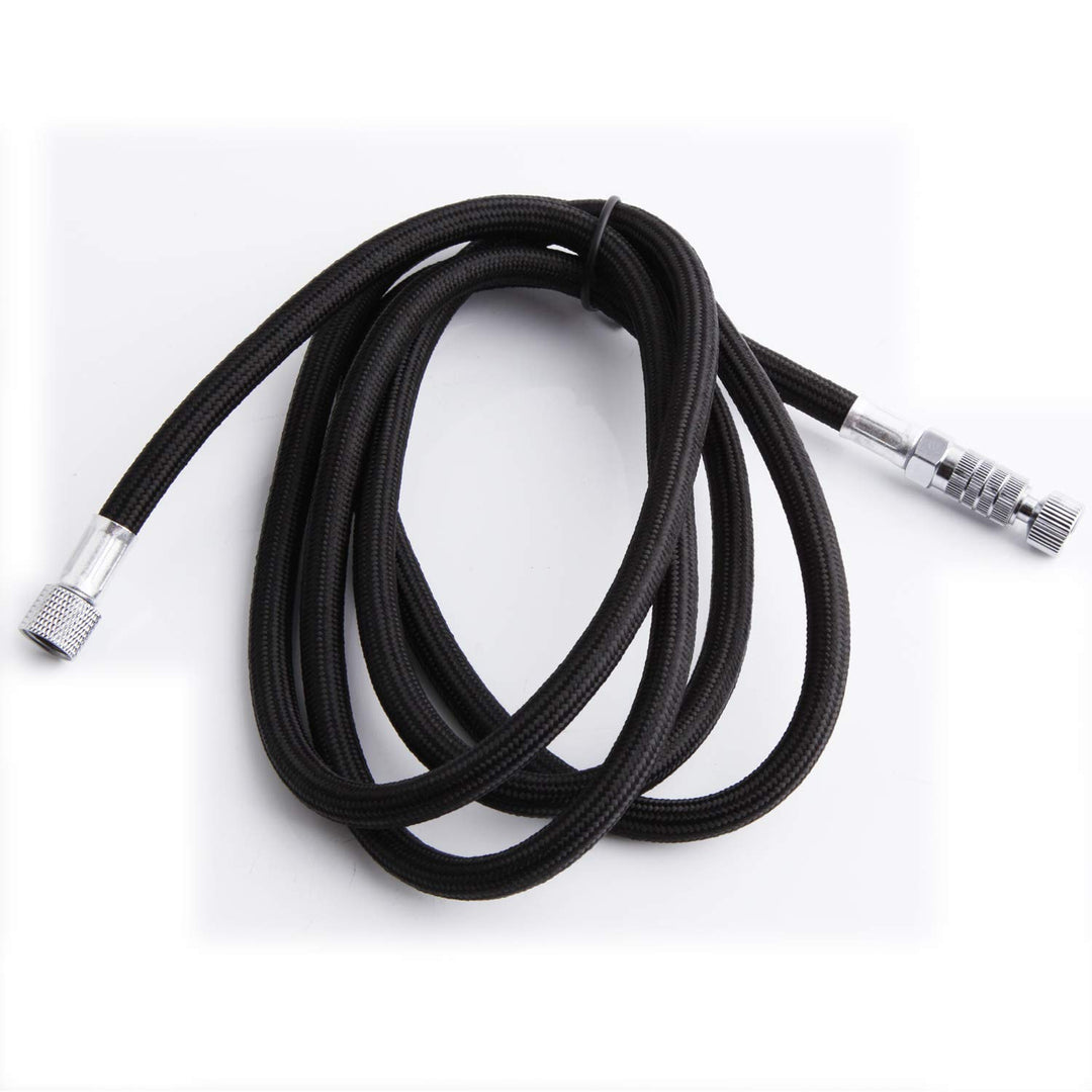 TIMBERTECH Airbrush Hose, Premium 10ft Nylon Braided Airbrush Hose with Airbrush Quick Release Disconnect Coupler, Plug 1/8 BSP Male and Female Hose Connection