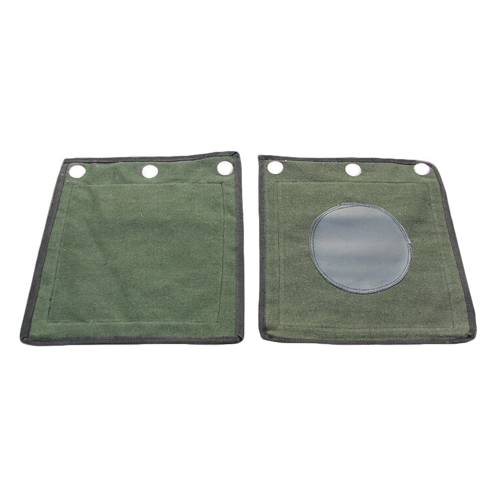 Wing Chun Kung Fu Wall Bag Canvas Leather Kick Boxing Striking Punch Bag (Leather Army Green)