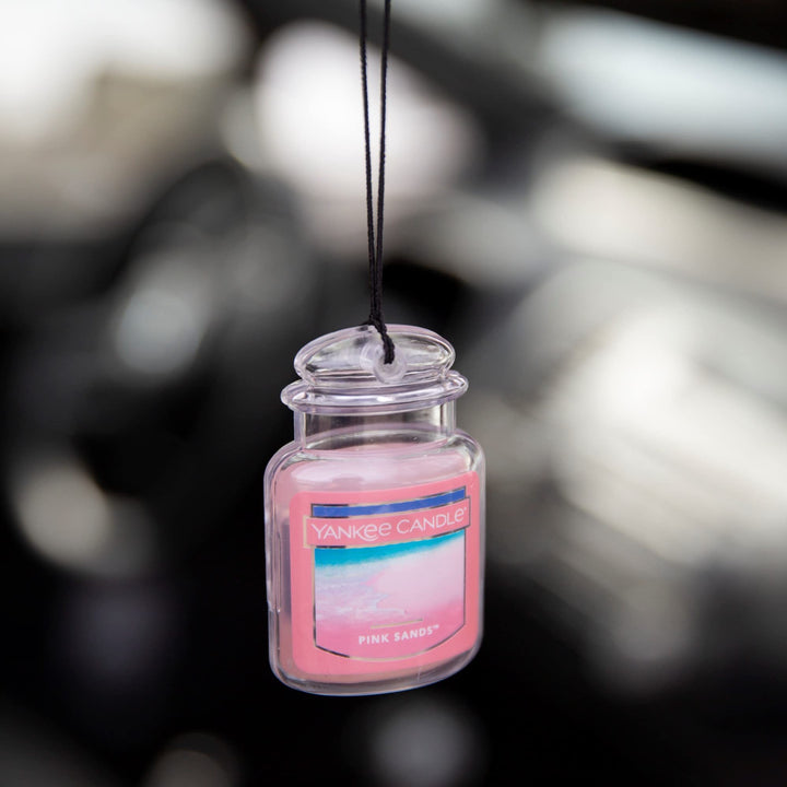 Car Air Fresheners, Hanging Car Jar® Ultimate Pink Sands™ Scented, Neutralizes Odors Up To 30 Days