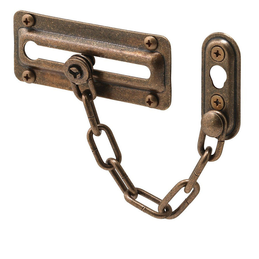 Prime-Line U 10533 Antique Brass Chain Door Guard (Single Pack)