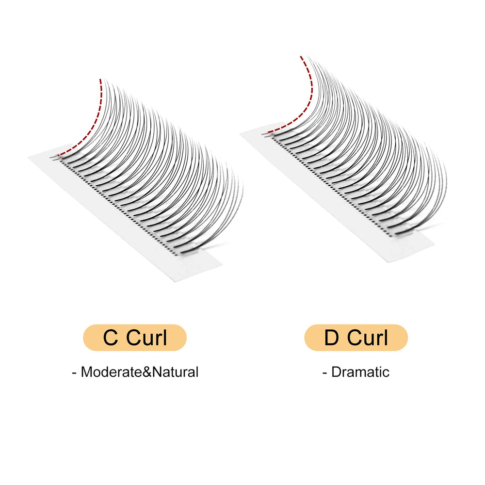 Quewel lash 3D-0.10-C, 10Mm: Russian Volume Premade Fans Eyelashes Extension 3D 4D Thickness 0.07/0.10 Curl C/D Length 8-15Mm By Quewel (3D-0.10-C, 10Mm)