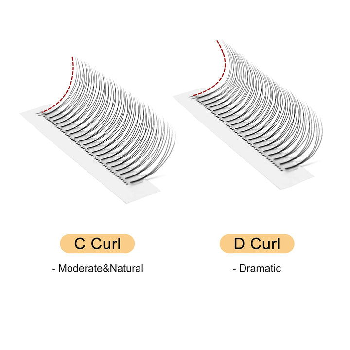 Quewel lash 3D-0.10-C, 10Mm: Russian Volume Premade Fans Eyelashes Extension 3D 4D Thickness 0.07/0.10 Curl C/D Length 8-15Mm By Quewel (3D-0.10-C, 10Mm)