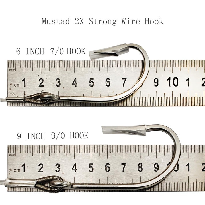 Kmucutie Set of 6 pcs 6.5 inch trolling Lure Marlin Tuna Dolphin Shark Big Game deep sea Fishing Lures Included Mesh Bag (6.5 INCH A)