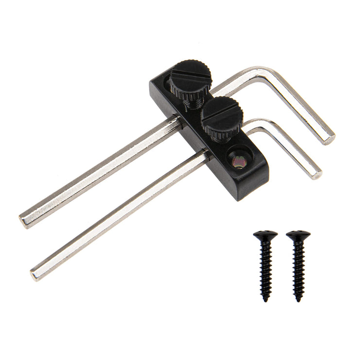 1Pcs Guitar Bass Allen Wrench/Key Headstock Wrench Holder Compatible with Floyd Rose Tremolo Guitar (Black)