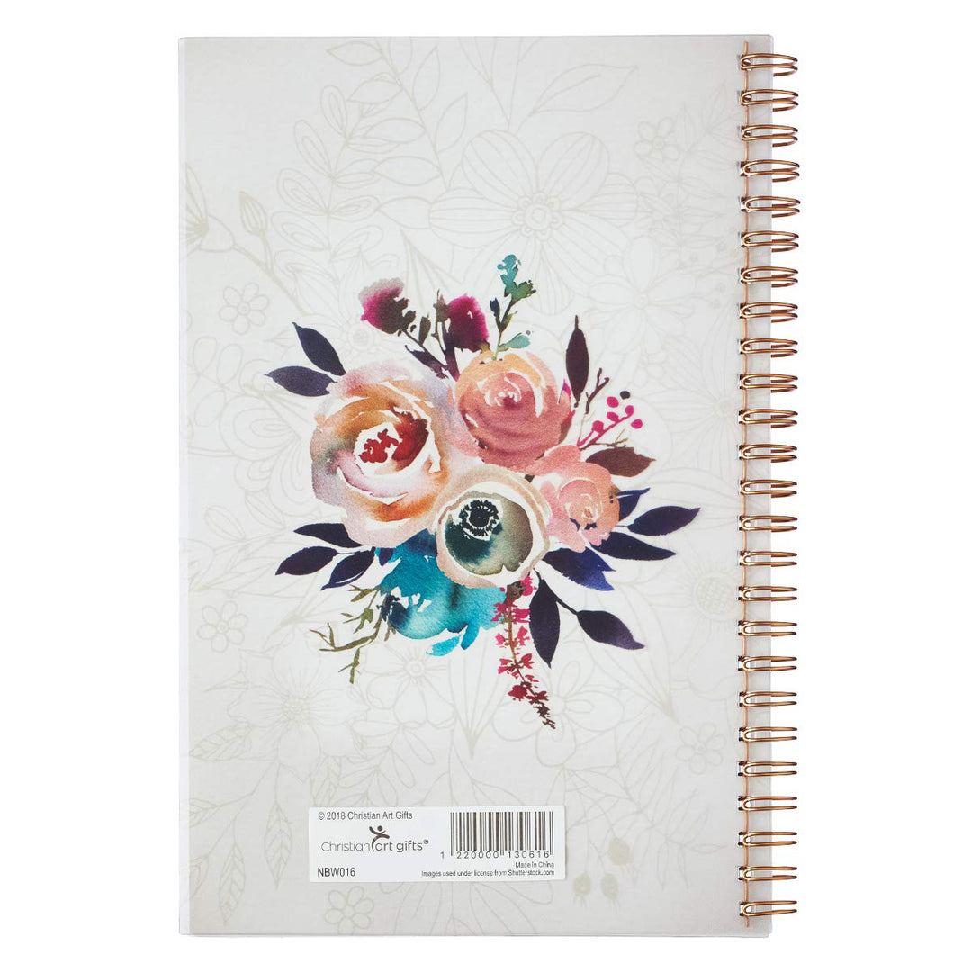 Notebook Ask Seek Knock Matthew 7:7 Bible Verse Inspirational Writing Notebook Gratitude Prayer Journal Flexible Cover 128 Ruled Pages w/Scripture, 6 x 8.5 Inches