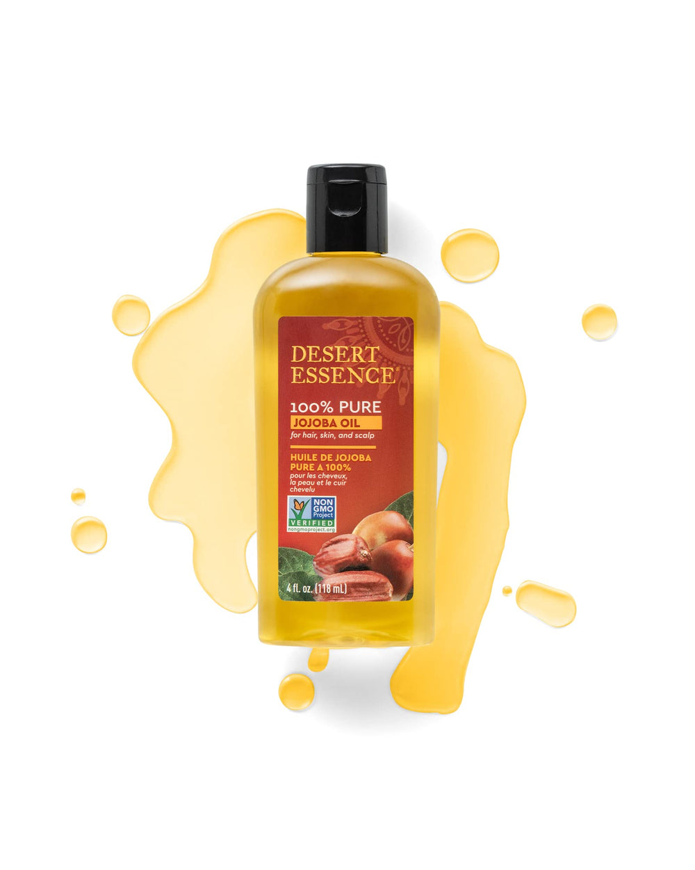 100% Pure Jojoba Oil - 4 fl oz