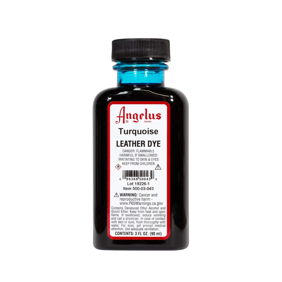 Leather Dye, 3 oz, Turquoise 3 Count