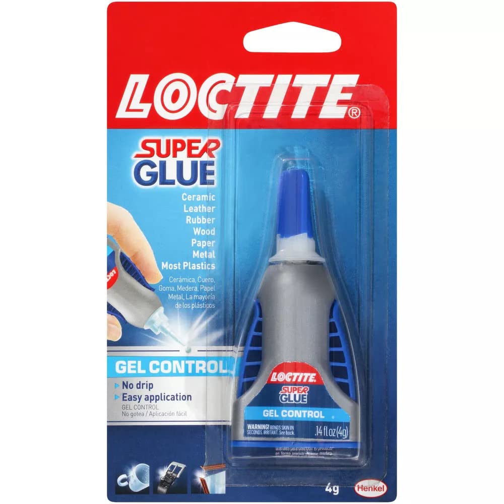 Gel Super Glue, 0.14 oz., Clear (234790)